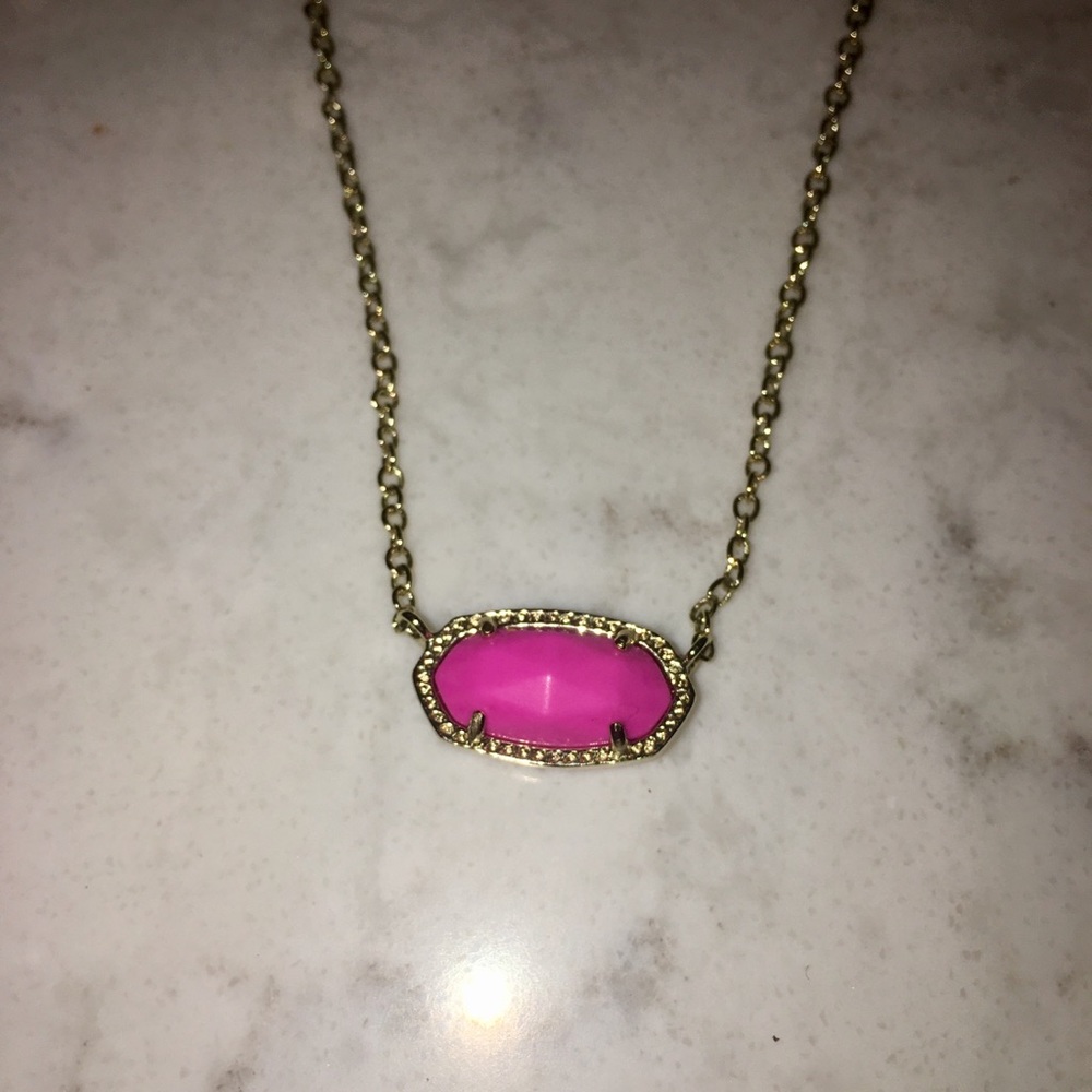 Pink Kendra Scott Pendant Necklace